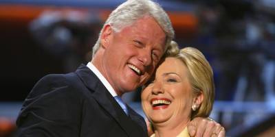 Bill & Hillary Clinton Celebrate Their 45th Wedding Anniversary - www.justjared.com - USA