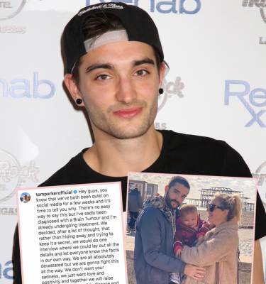 The Wanted Singer Tom Parker Announces He’s Been Diagnosed With A Terminal Brain Tumor - perezhilton.com - Ireland