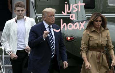 Melania Trump Reveals Barron Tested Positive For COVID-19 As Donald Continues To Falsely Claim Immunity - perezhilton.com - USA