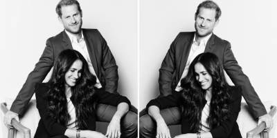 Meghan Markle and Prince Harry Appear in a New Stunning Black-and-White Portrait - www.harpersbazaar.com - California
