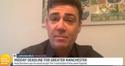 Andy Burnham warns of 'mental health crisis' as Greater Manchester faces government's noon deadline on Tier 3 restrictions - www.manchestereveningnews.co.uk - Manchester