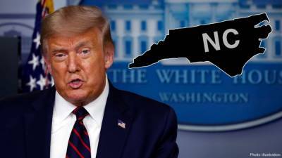 Trump says 'we're up' in NC amid reported internal worries about keeping state red - www.foxnews.com - Washington - North Carolina