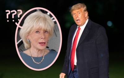 Trump Storms Out Of 60 Minutes Interview With Leslie Stahl — Then Chastises HER For Not Wearing A Mask?! - perezhilton.com
