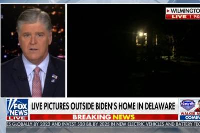 Hannity Has Fox News Cameras Camped Outside Joe Biden’s House (Video) - thewrap.com - New York