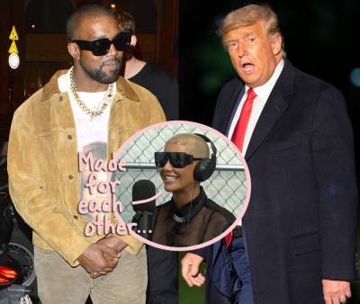 Amber Rose Says Ex-BF Kanye West LOVES Donald Trump Because They’re ‘The Same Person’ - perezhilton.com