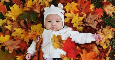 The most popular autumn-inspired baby names, including Branch, Rust and Leaf - www.ok.co.uk