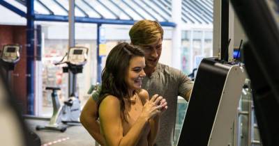 Faye Brookes uses fat measuring machine as she starts her training for Dancing On Ice - www.manchestereveningnews.co.uk - Manchester