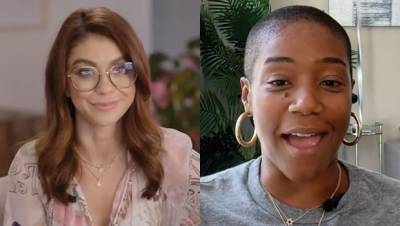 Sarah Hyland Tiffany Haddish Chat Unfiltered About Their ‘Lady Parts’ In Hilarious Video — Watch - hollywoodlife.com