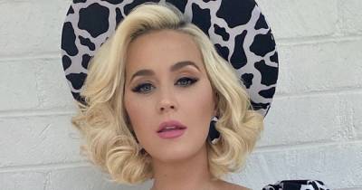 Katy Perry shows off incredible post-baby body in cow print outfit one month after welcoming daughter - www.ok.co.uk