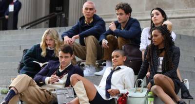 PHOTOS: Gossip Girl Reboot seemingly gives a nod to Blair and Serena by recreating the iconic MET steps moment - www.pinkvilla.com