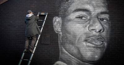 'I know this took a lot of time and effort': Marcus Rashford thanks local street artist for creating Withington mural - www.manchestereveningnews.co.uk - Manchester