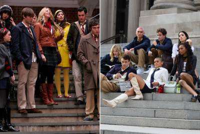 ‘Gossip Girl’ reboot shares first look at new cast on set at Met - nypost.com - Jordan