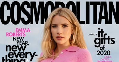 Emma Roberts Puts Her Baby Bump on Full Display as the 1st Pregnant ‘Cosmopolitan’ Cover Star - www.usmagazine.com