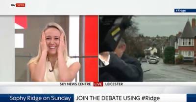 'This will go viral no doubt' - TV equipment crashes down on MP battered by wind during live interview - www.manchestereveningnews.co.uk