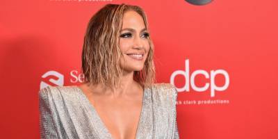 Jennifer Lopez Looks Incredible in a Silver Crop Top and Side Slit Skirt at the 2020 AMAs - www.elle.com - USA
