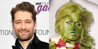 Get Your First Look at Matthew Morrison as The Grinch... Plus See All the Reactions - www.justjared.com