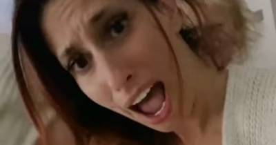 Stacey Solomon despairs as she shares video of cheeky son Rex hitting her over the head - www.ok.co.uk