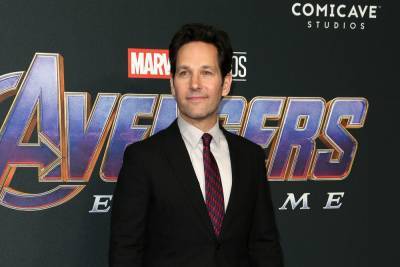 Paul Rudd hands out cookies to New York voters waiting in the rain - www.hollywood.com - New York - New York