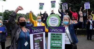 RAH staff consulted on industrial action as Pay Up Now campaign brings its protest to Scottish Parliament - www.dailyrecord.co.uk - Scotland
