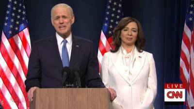'Saturday Night Live': Jim Carrey's Joe Biden and Maya Rudolph's Kamala Harris Celebrate Election Victory - www.etonline.com