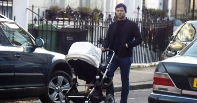 Dermot O'Leary enjoys stroll with baby son Kasper after opening up on how he's coping with fatherhood - www.ok.co.uk - London