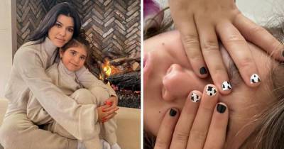 How to copy Kourtney Kardashian and daughter Penelope's exact nail look from just £10 - www.ok.co.uk - Poland