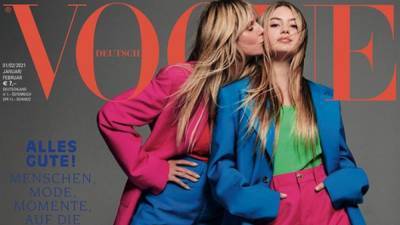 Heidi Klum and 16-Year-Old Lookalike Daughter Leni Pose on Cover of 'Vogue' Germany - www.etonline.com - Germany