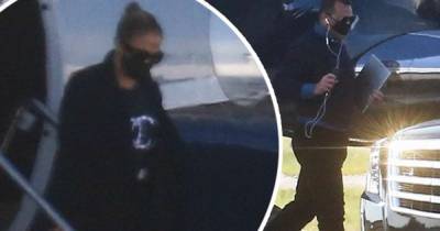 Jennifer Lopez and Alex Rodriguez arrive in Miami by private jet - www.msn.com - Miami