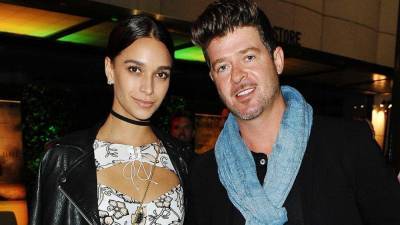 Robin Thicke and April Love Geary Welcome Baby No. 3 - www.etonline.com