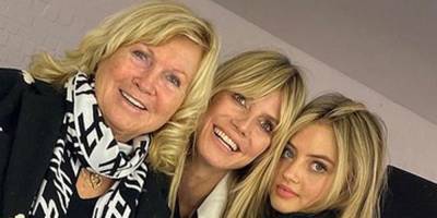 Heidi Klum Shares a Sweet Family Photo With Her Mom & Daughter Leni! - www.justjared.com - Germany
