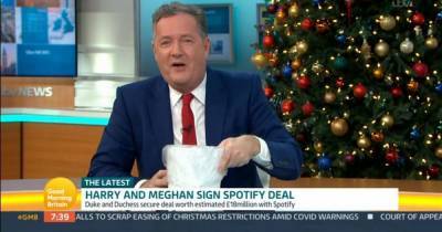 Piers Morgan 'sick' on GMB as he mocks Meghan Markle and Prince Harry's podcast - www.manchestereveningnews.co.uk