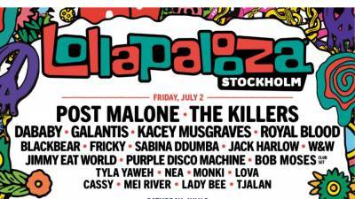 Kendrick Lamar, Post Malone, Pearl Jam, Killers Scheduled to Headline Lollapalooza Stockholm 2021 - variety.com - city Stockholm