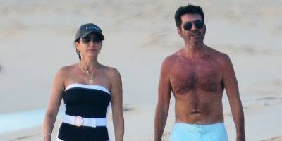 Simon Cowell Is All Smiles Shirtless at the Beach After Electric Bike Accident - www.justjared.com - Barbados