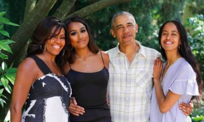 Michelle Obama's husband shares rare details about daughter Malia's live-in boyfriend - hellomagazine.com - Britain