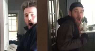 VIDEO: Chris Evans SCREAMS after Scott Evans scares him; Captain America star takes the perfect revenge - www.pinkvilla.com