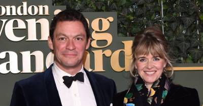 Dominic West and wife share family Christmas pic after Lily James scandal - www.wonderwall.com - Ireland - Rome