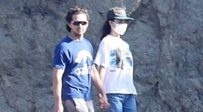 Shia LaBeouf & Margaret Qualley Hold Hands On a Post-Christmas Hike - www.justjared.com - Los Angeles - county Love