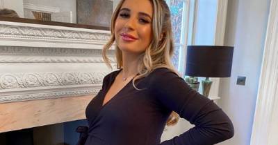 Dani Dyer shows off blossoming baby bump days after being left in agony with false labour pains - www.ok.co.uk