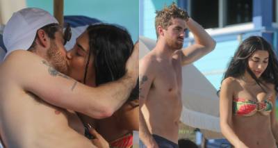 Chantel Jeffries & Drew Taggart Pack on the PDA at the Beach in Miami! - www.justjared.com - Miami - Florida