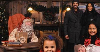 Rochelle Humes and Marvin take children to meet Father Christmas and it is the cutest thing - www.ok.co.uk - Britain - Santa