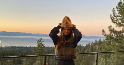 Kardashians enjoy winter getaway at incredible £5,000 a night rustic lodge overlooking Lake Tahoe - www.ok.co.uk - Lake