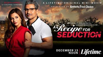 Mario Lopez Stirs Up ‘A Recipe For Seduction’ As KFC’s Colonel Sanders In New Lifetime Mini-Movie - deadline.com - Kentucky - county Sanders