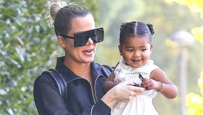 True Thompson, 2, Hilariously Interrupts Mom Khloe Kardashian Filming Message For ‘Poosh’ On IG - hollywoodlife.com