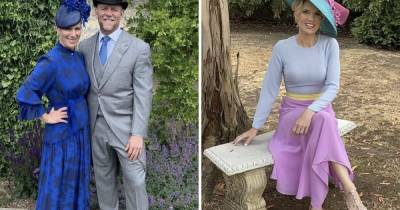 Celebrities get dressed up in glamorous attire to celebrate Royal Ascot at home, from Zara Tindall to Liz Hurley - www.ok.co.uk