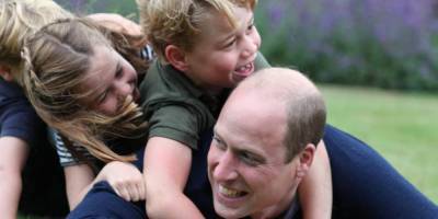 On Prince William's Birthday, Kate Middleton Shared a Photo of Prince William Being Tackled By His Kids - www.elle.com