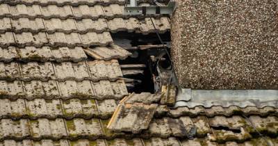 Lightning bolt blasts hole in roof of terrified Scots family's home and set another on fire - www.dailyrecord.co.uk - Scotland