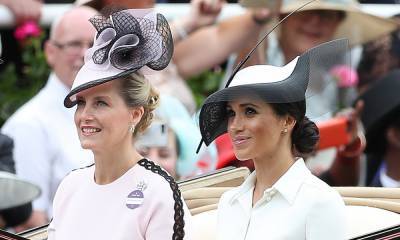 Meghan Markle and Countess Sophie twinned in the same bodycon Victoria Beckham dress, and nobody noticed - hellomagazine.com - Britain