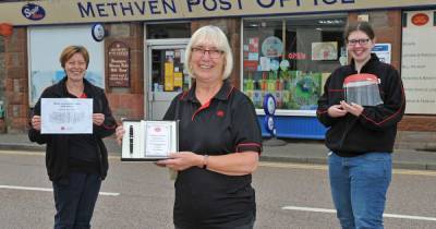 Methven Post Office saluted for going the extra mile - www.dailyrecord.co.uk - Scotland