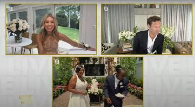 Kelly Ripa And Ryan Seacrest Help Couple Whose Wedding Was Cancelled Due To COVID-19 Get Married On ‘Live’ - etcanada.com - New York