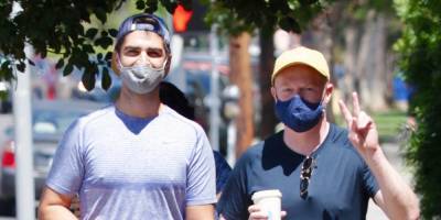 Jesse Tyler Ferguson & Justin Mikita Hit The Gym After Welcoming Baby Beckett - www.justjared.com - Los Angeles